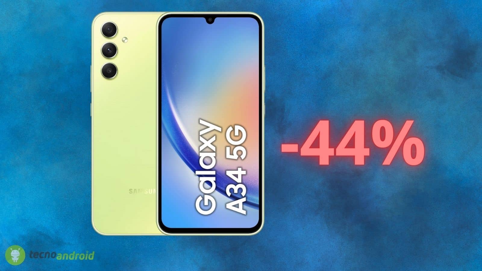Samsung Galaxy A34: prezzo IMPERDIBILE su Amazon con sconto del 44%