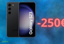 Samsung Galaxy S23: l'offerta da 250€ di sconto è FOLLE