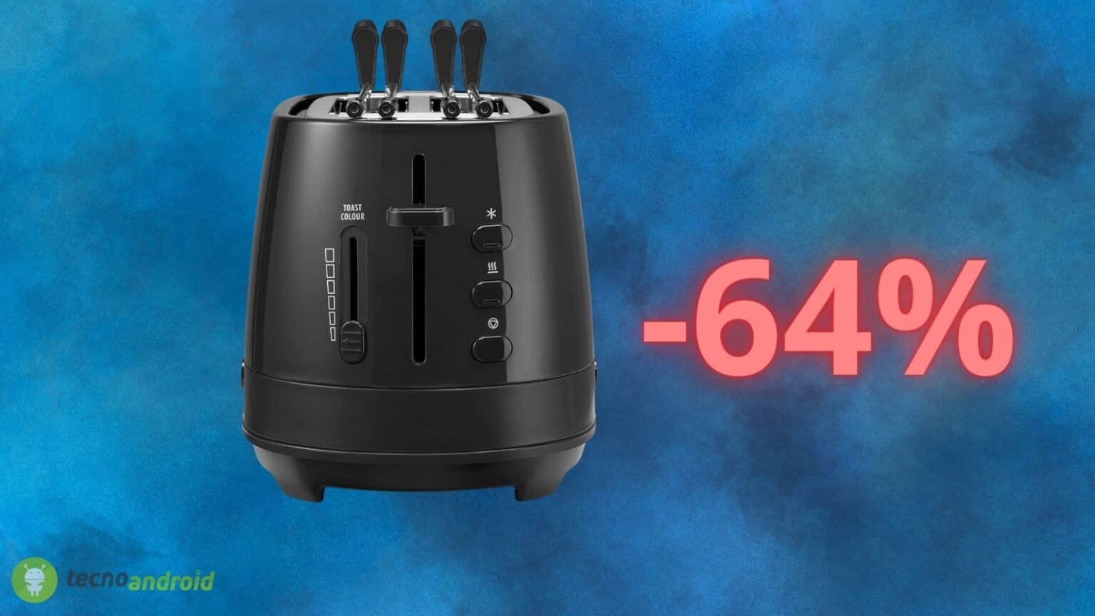 De'Longhi, il tostapane costa il 64% in meno su Amazon