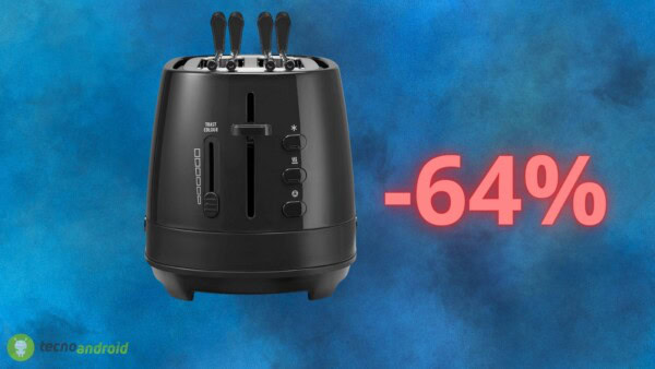 De'Longhi, il tostapane costa il 64% in meno su Amazon