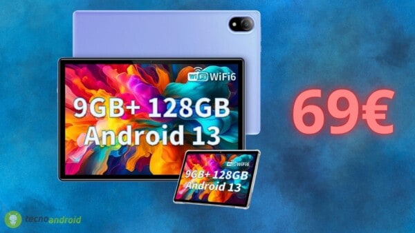 Tablet Android super ECONOMICO: costa solo 69€ su Amazon