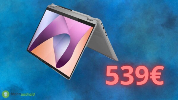 Notebook convertibile LENOVO: offertissima oggi su AMAZON