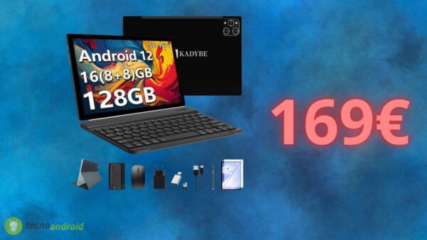 Tablet ANDROID con TRIPLO sconto: costa poco su Amazon
