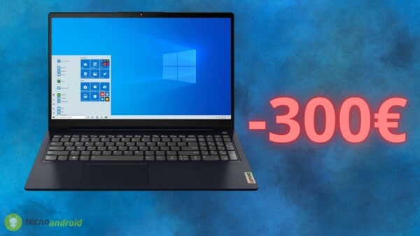 Lenovo IdeaPad 3: notebook con sconto di 300€ su Amazon