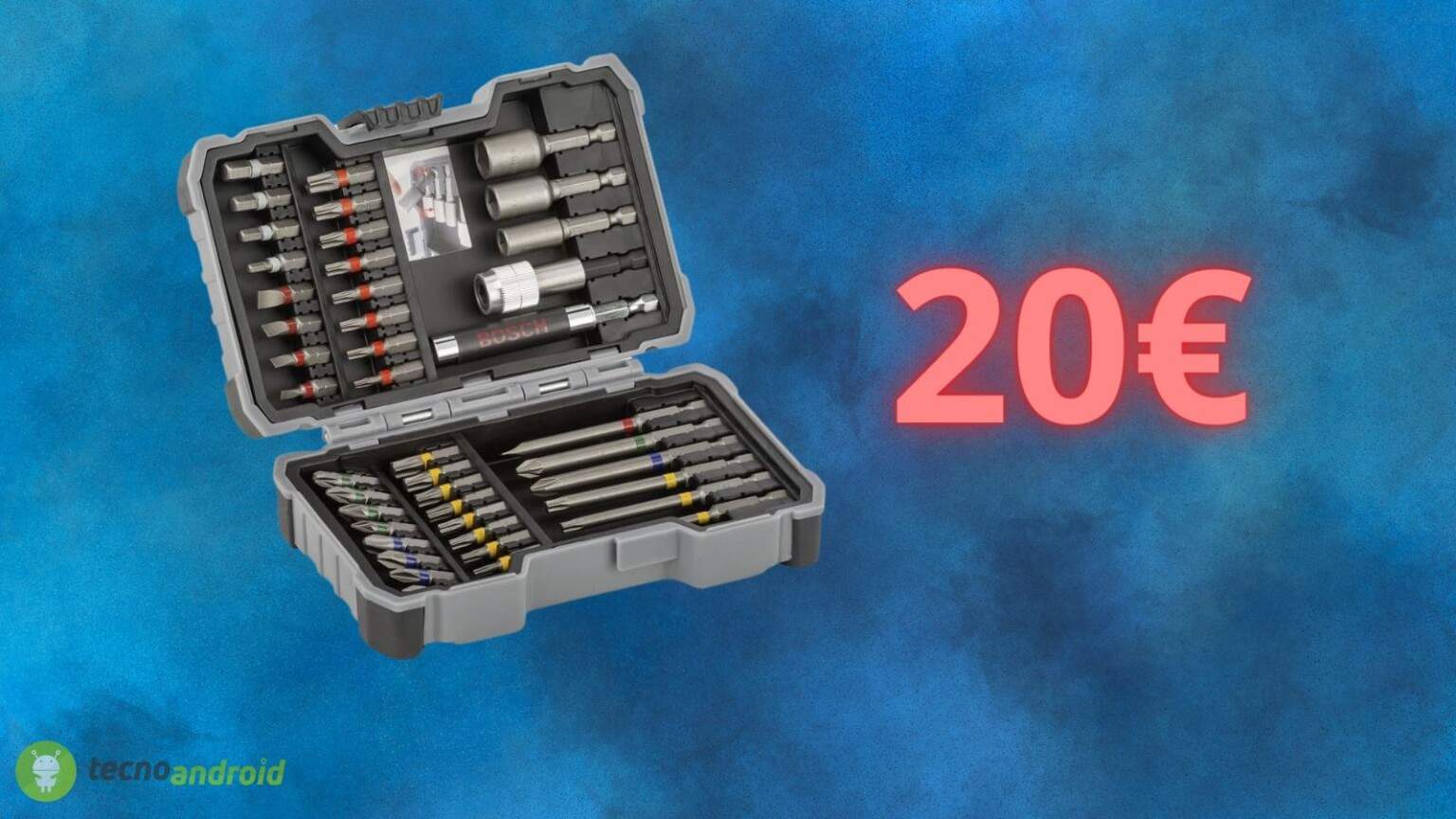 Bosch: set di AVVITAMENTO per trapano e cacciavite a PREZZO FOLLE