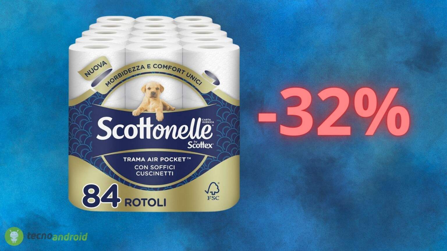 Carta igienica SCOTTONELLE quasi REGALATA su Amazon (-32%)