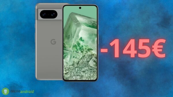 Google Pixel 8, costa 145 euro in meno solo OGGI su Amazon