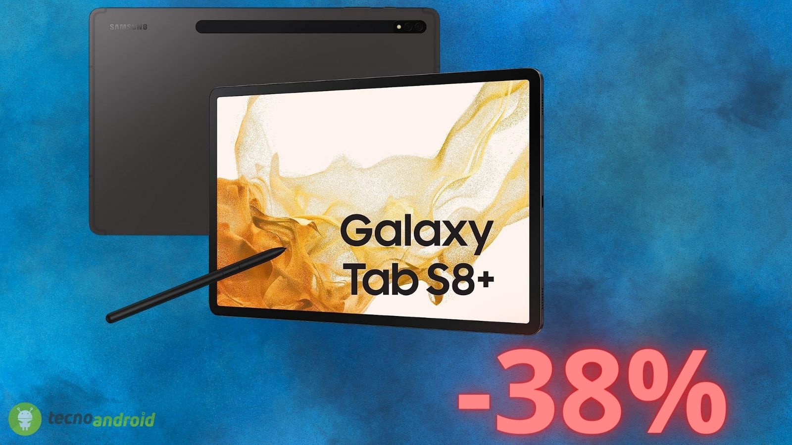 Samsung Galaxy Tab S8+: sconto del 38% per il super TABLET