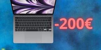 Apple MacBook Air: sconto SUBITO di 200€ solo su Amazon