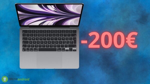 Apple MacBook Air: sconto SUBITO di 200€ solo su Amazon