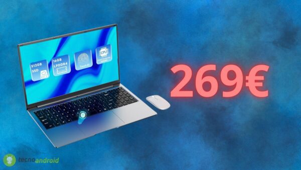 Laptop a 269€ con coupon GRATIS: un AFFARE su Amazon