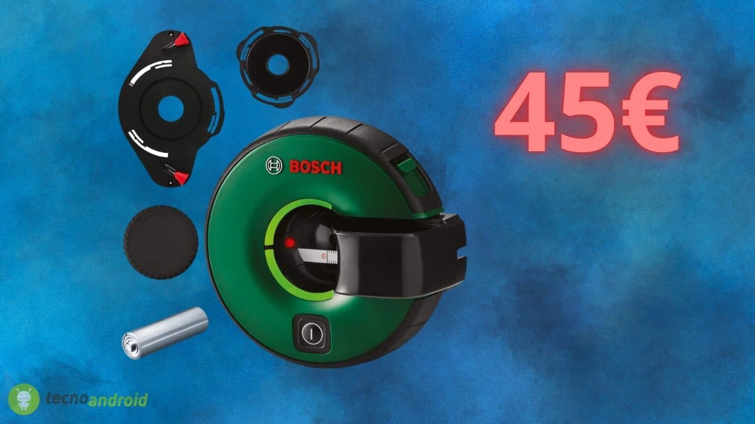 BOSCH: livella professionale in offerta LAMPO su Amazon