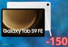 Samsung Galaxy Tab S9 FE: SVENDITA totale su AMAZON, oltre 150 euro di sconto