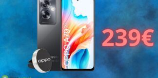 Oppo A79: smartphone TOP scontato di 110€ su Amazon