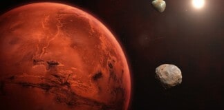 L'incredibile ritrovamento del vulcano Noctis vicino all'equatore di Marte