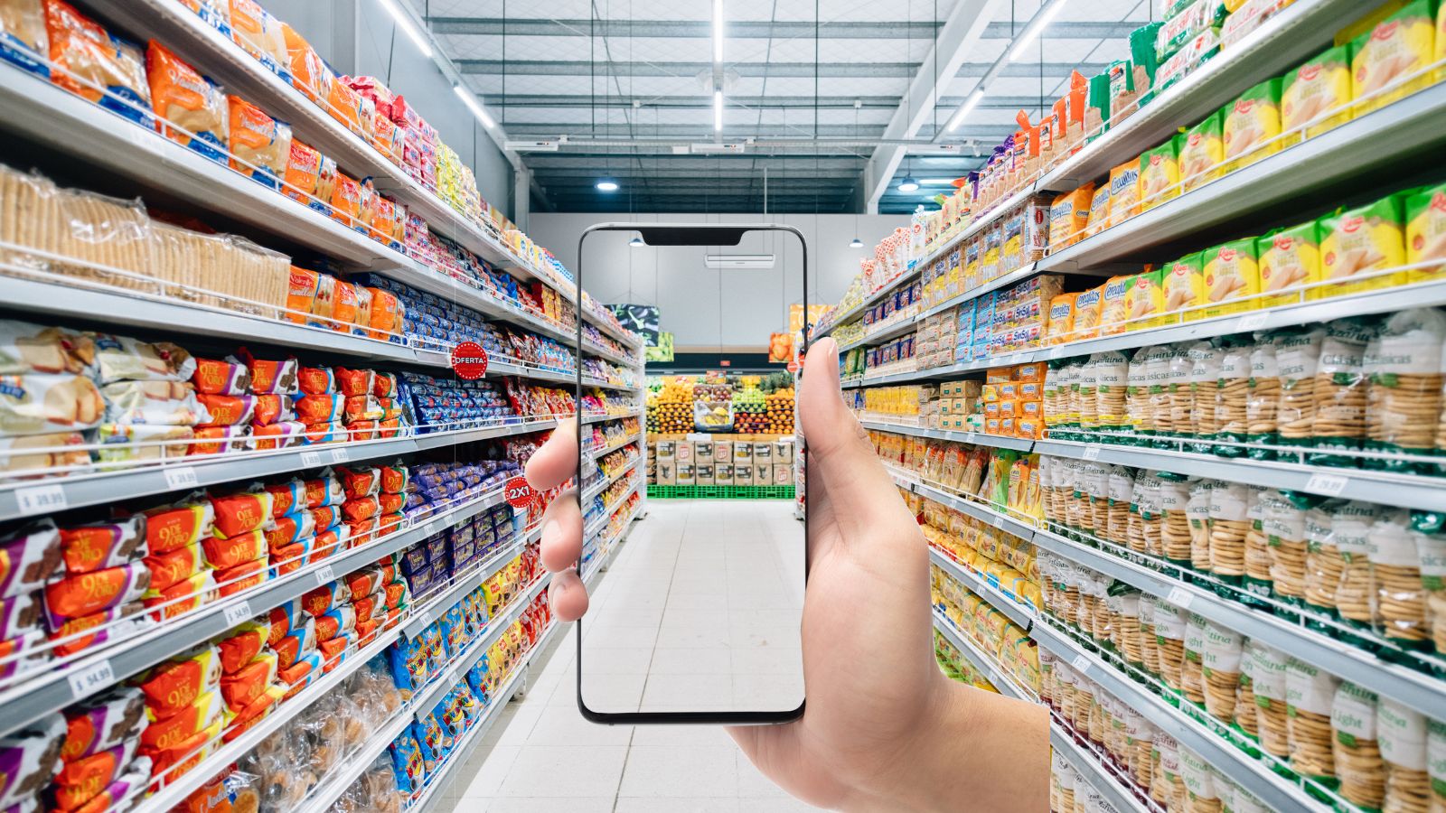 Per risparmiare al supermercato non devi usare lo smartphone