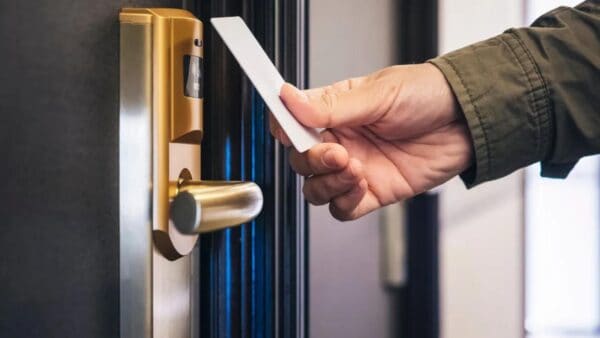 Alberghi smartphone aprono le camere degli hotel