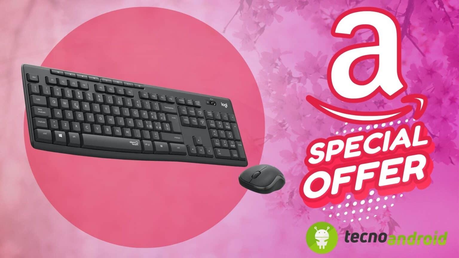 OFFERTA Amazon: Mouse e tastiera wireless ad un PREZZO RIDICOLO