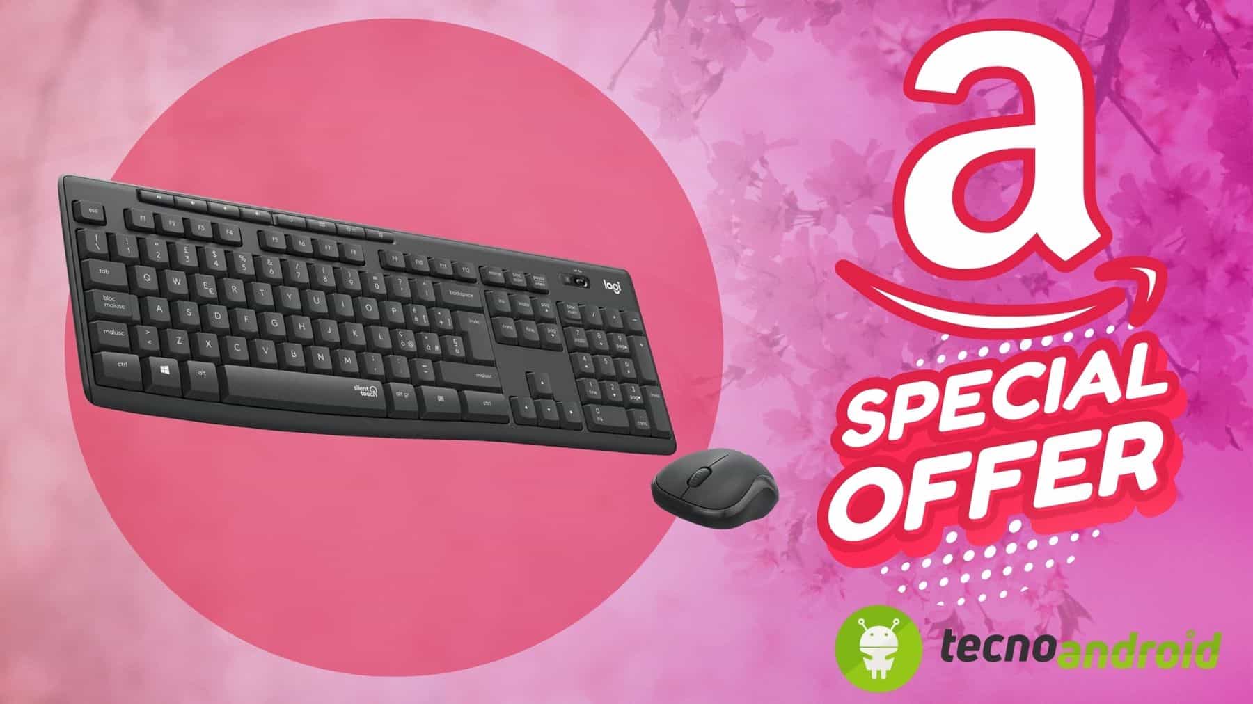 OFFERTA Amazon: Mouse e tastiera wireless ad un PREZZO RIDICOLO