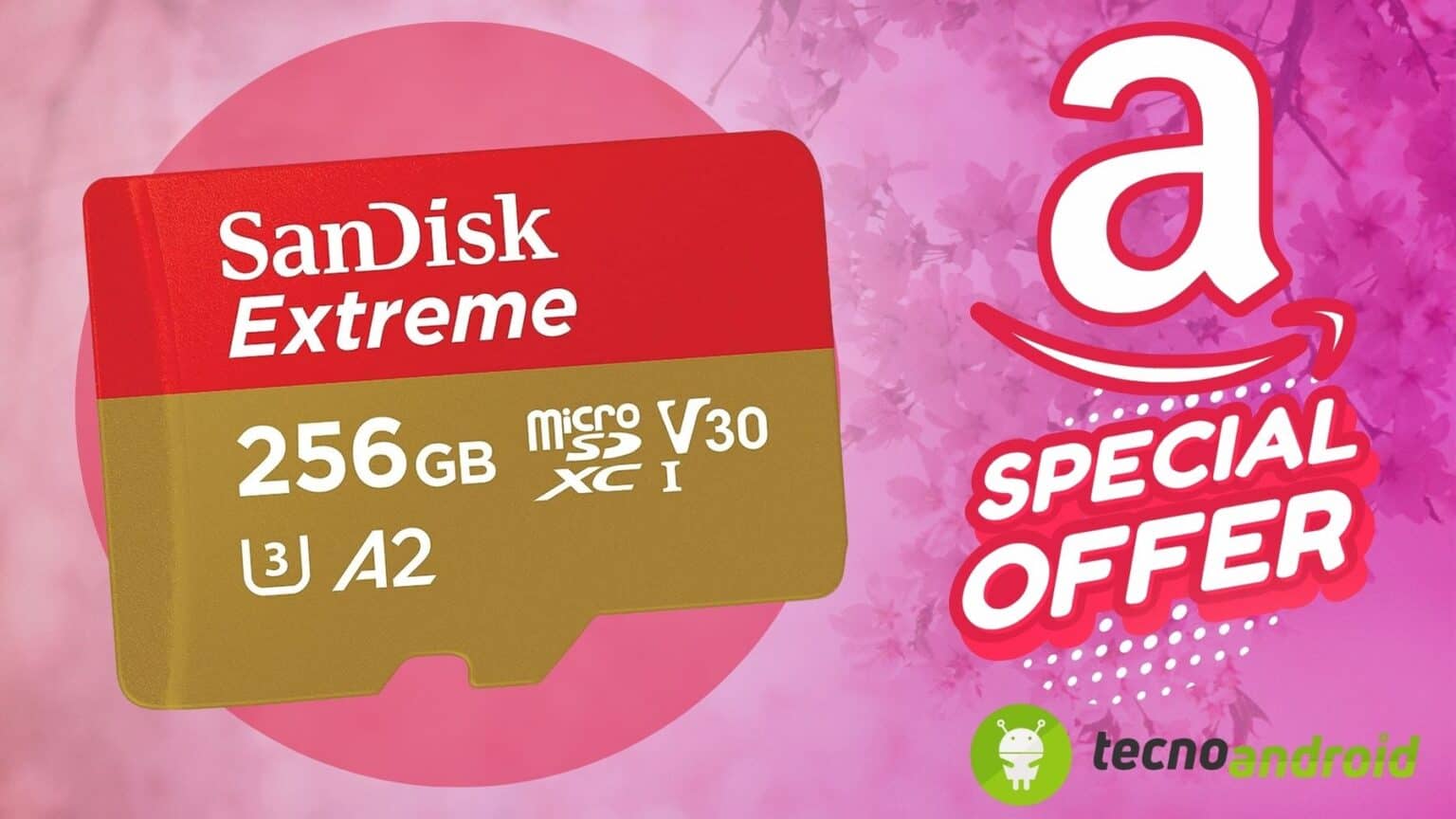 PROMO Amazon: Scheda microSD da 256GB in SCONTO FOLLE