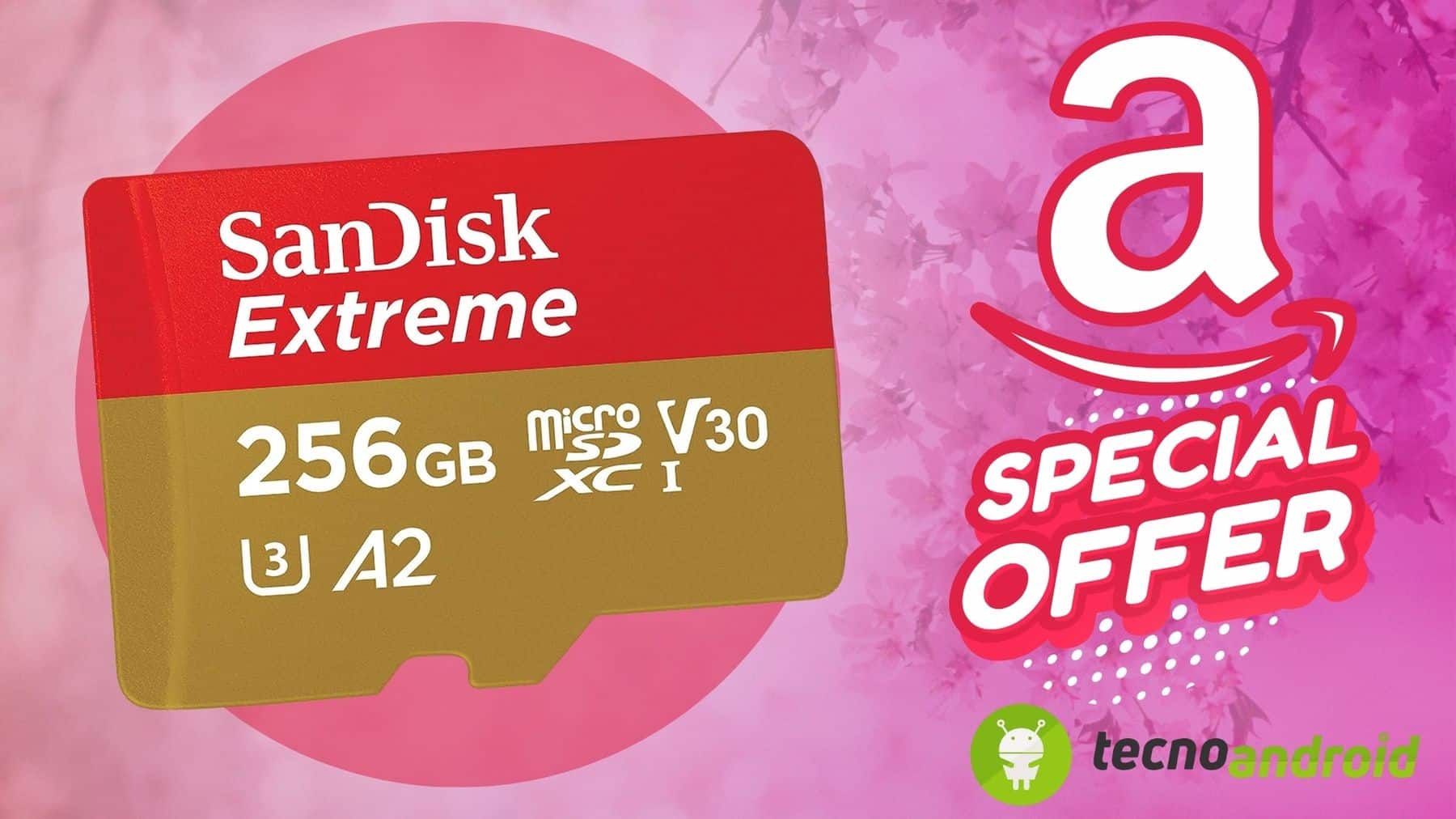 PROMO Amazon: Scheda microSD da 256GB in SCONTO FOLLE