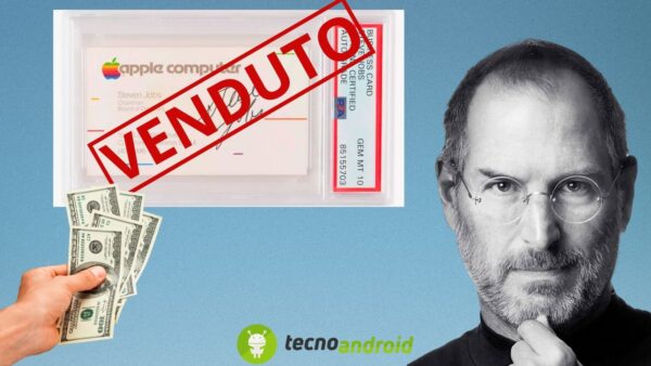 Steve Jobs: un biglietto da lui toccato venduto ad una cifra assurda