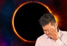 Eclissi solare: guardarla ad occhio nudo può far diventare ciechi