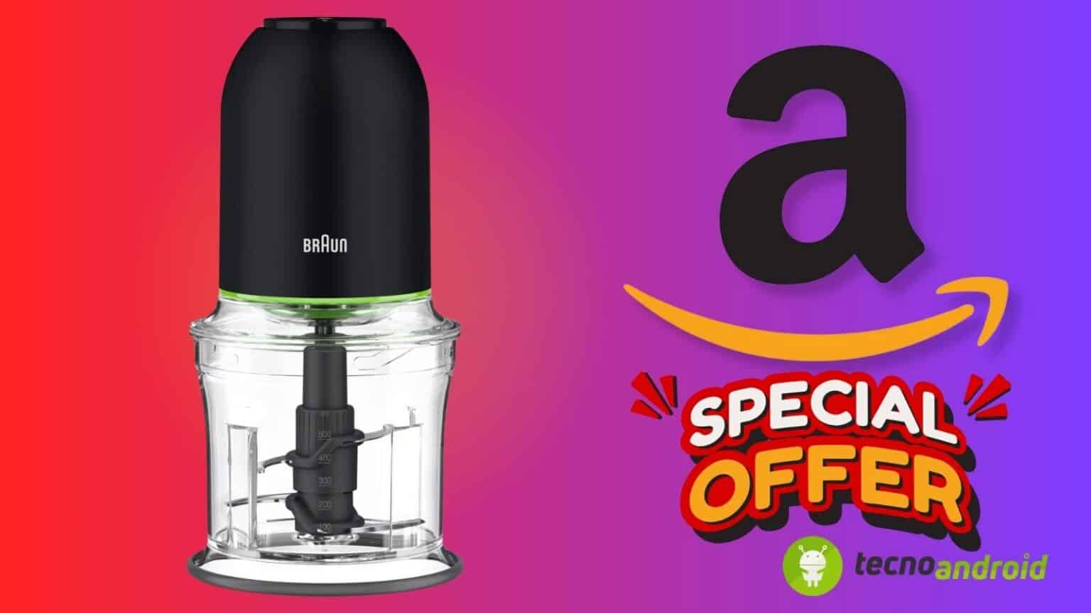 OFFERTA: Tritatutto Braun in PROMO FOLLE su Amazon