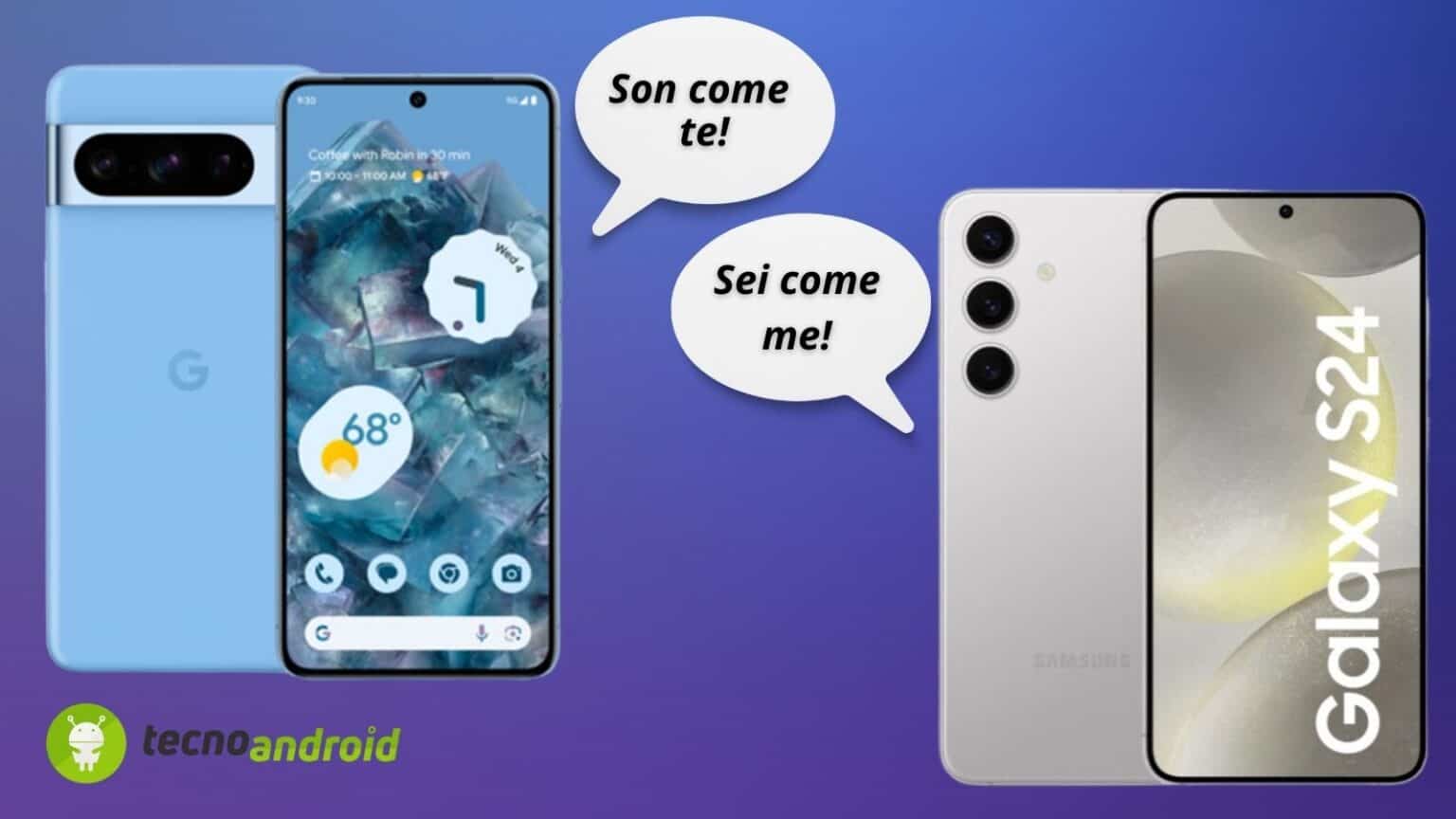Google Pixel 8: integrate funzioni AI molto simili al Galaxy S24