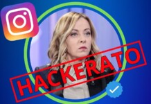 Giorgia Meloni: profilo Instagram hackerato per tentativo di truffa