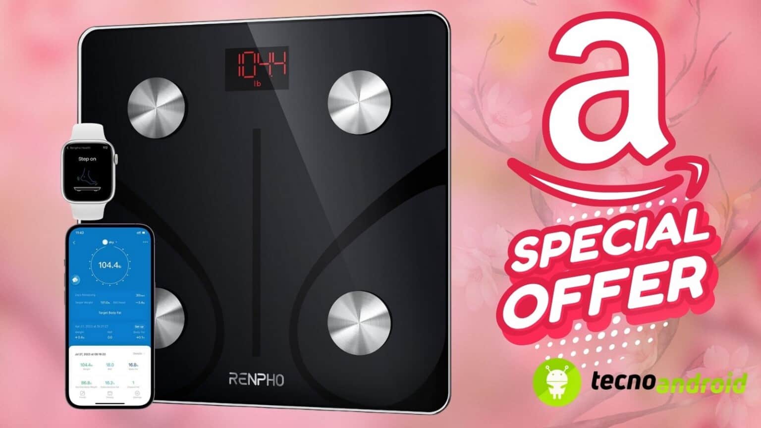 OFFERTA GRANDIOSA: Bilancia Renpho Bluetooth SCONTATA su Amazon