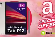 Amazon Festa di Primavera: Tablet Lenovo Tab P12 in SUPER PROMO