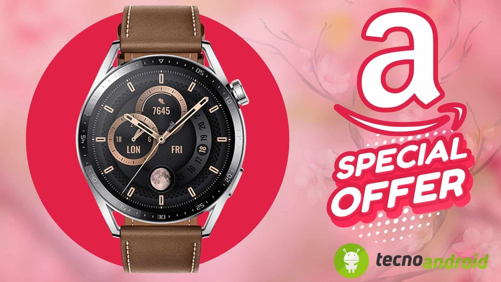 Amazon: Smartwatch Huawei Watch GT 3 in SUPER SCONTO