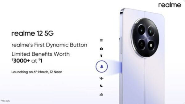 Realme 12 5g dynamic button