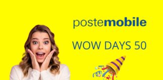 PosteMobile annuncia la proroga di Wow Days