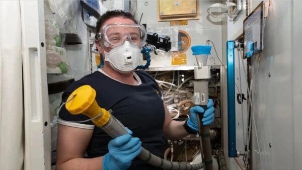 L'innovativo bagno della Stazione Spaziale Internazionale