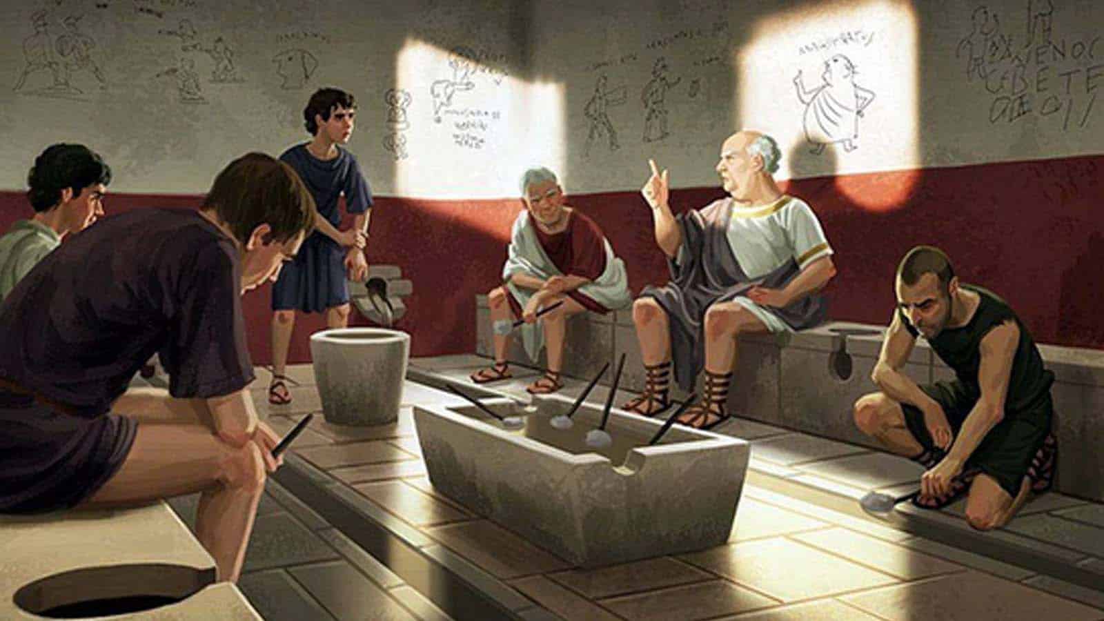La percezione sociale dei gabinetti pubblici nell'antica Roma e il loro impatto sulla vita quotidiana