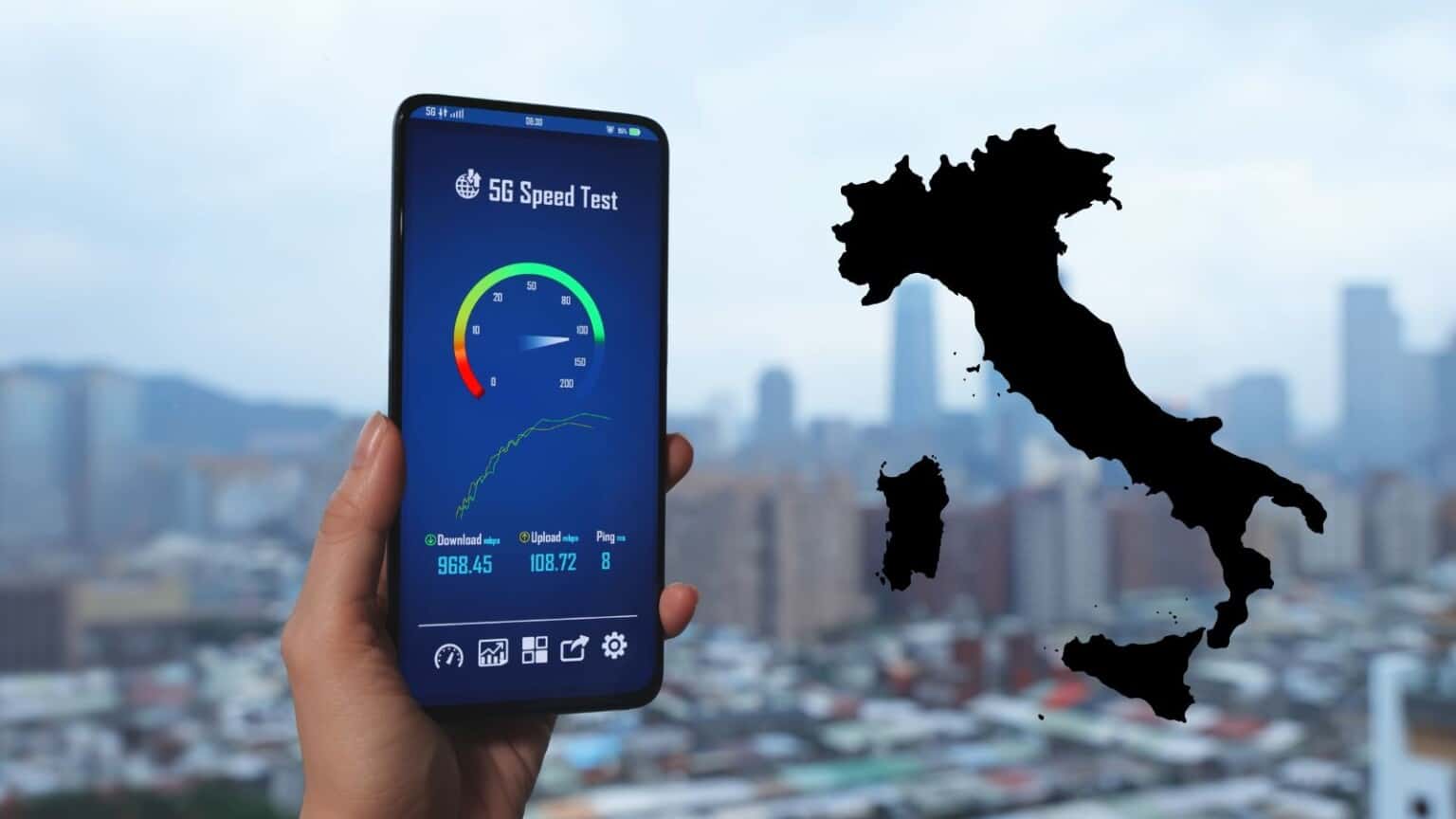 In Italia la velocità degli operatori dipende dalla zona di residenza