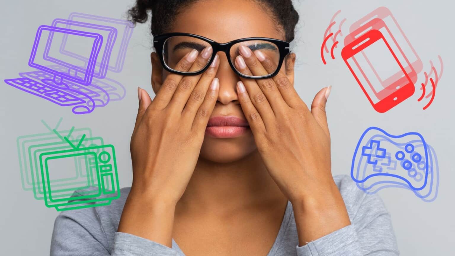 Come la costante esposizione ai dispositivi digitali contribuisce alla fatica dei nostri occhi