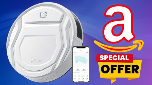 Amazon: Robot Aspirapolvere con super aspirazione al 52% DI SCONTO