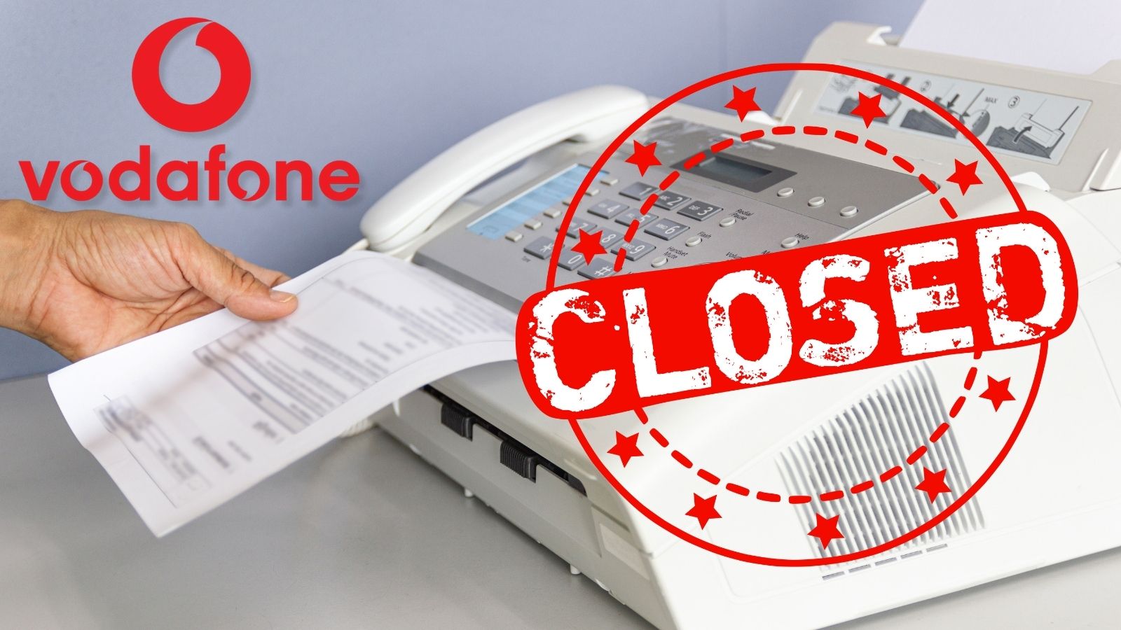 Fine di un'era: Vodafone annuncia la chiusura del servizio Fax