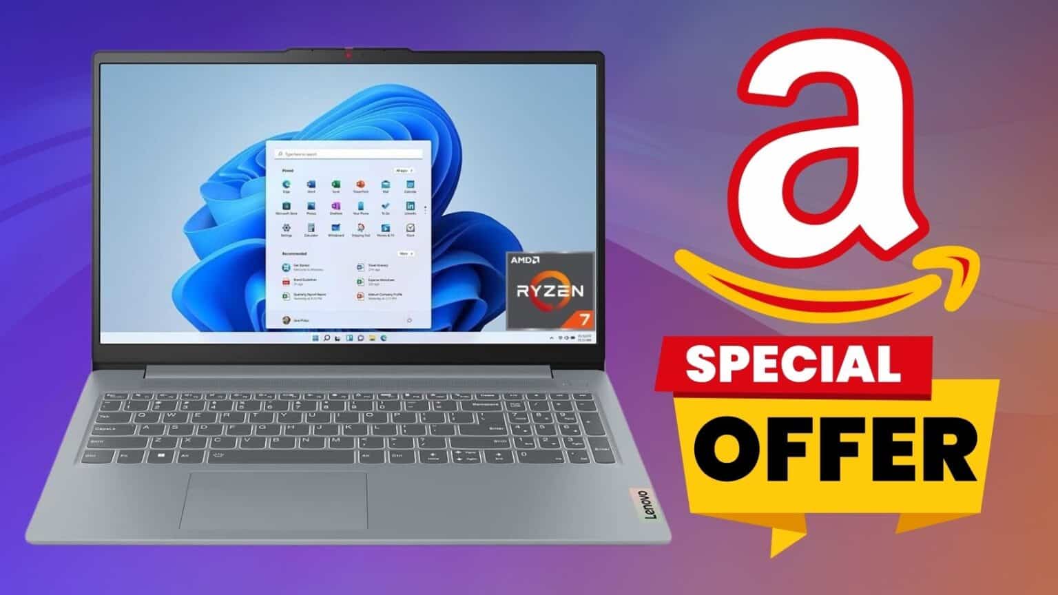 OFFERTA FOLLE di Amazon sul Lenovo IdeaPad Slim 3