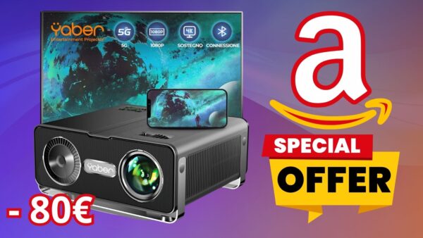 COUPON di ben 80 EURO Proiettore WiFi 5Ghz su Amazon