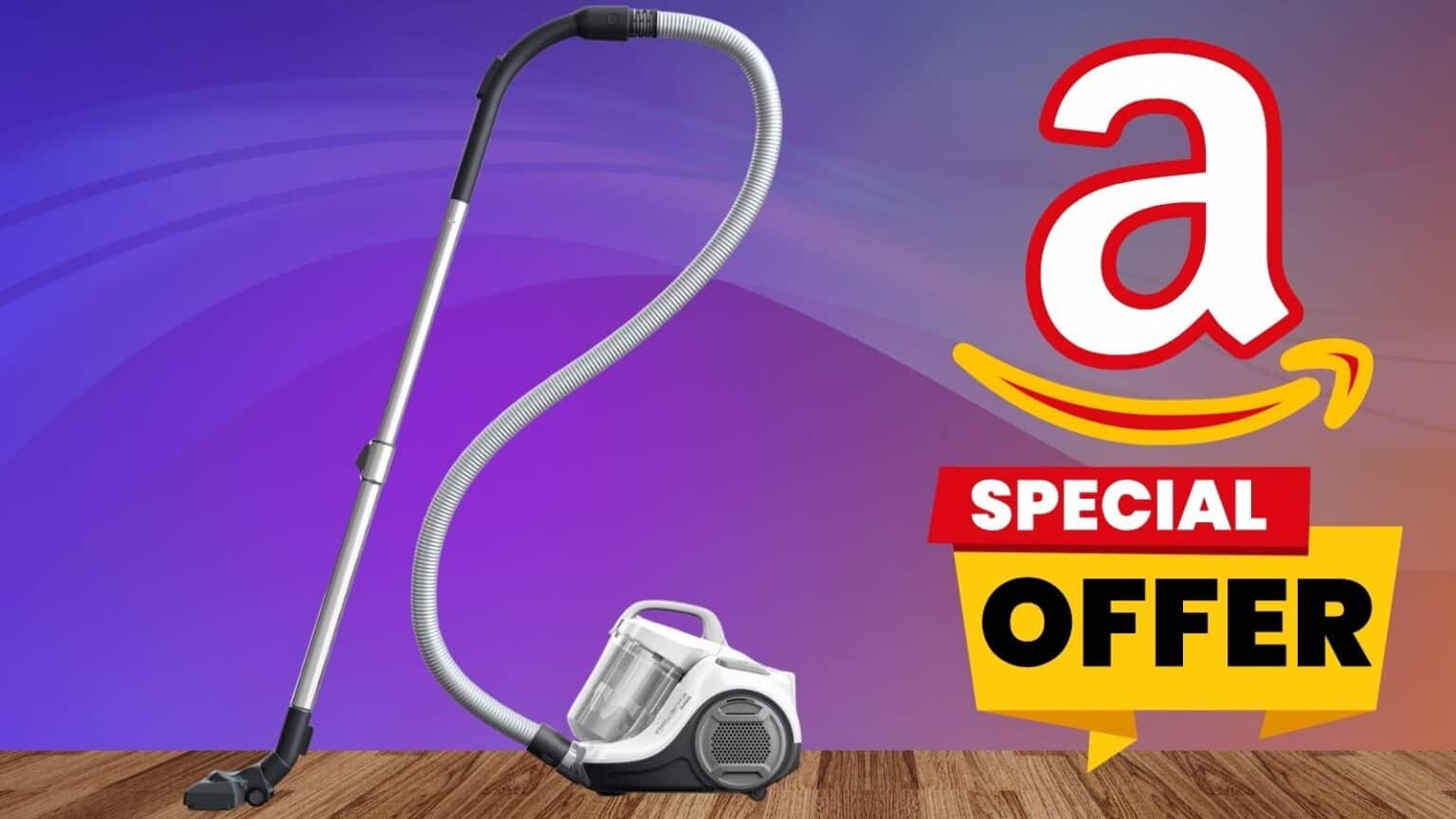PROMO Amazon: Aspirapolvere Rowenta potentissima in MEGA OFFERTA
