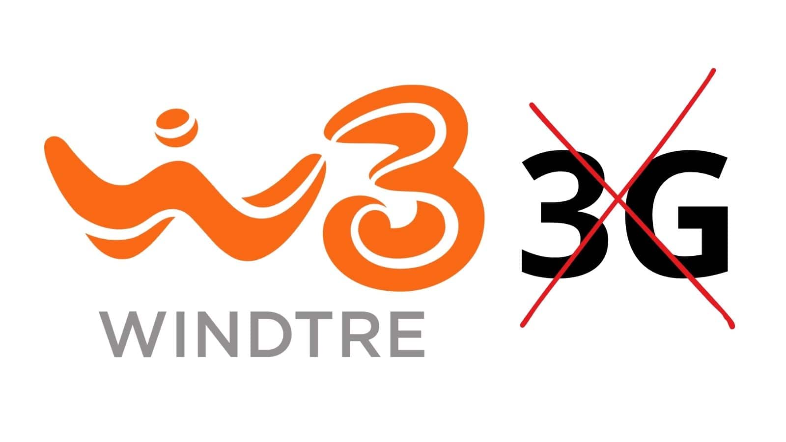 WindTre, spegnimento del 3G