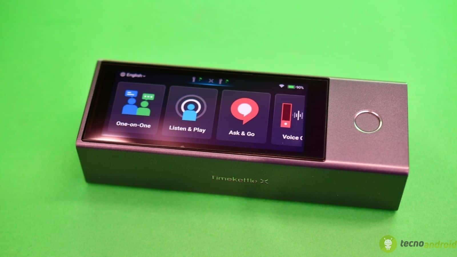 L'X1 AI Interpreter hub di Timekettle: avere un'interprete in tasca