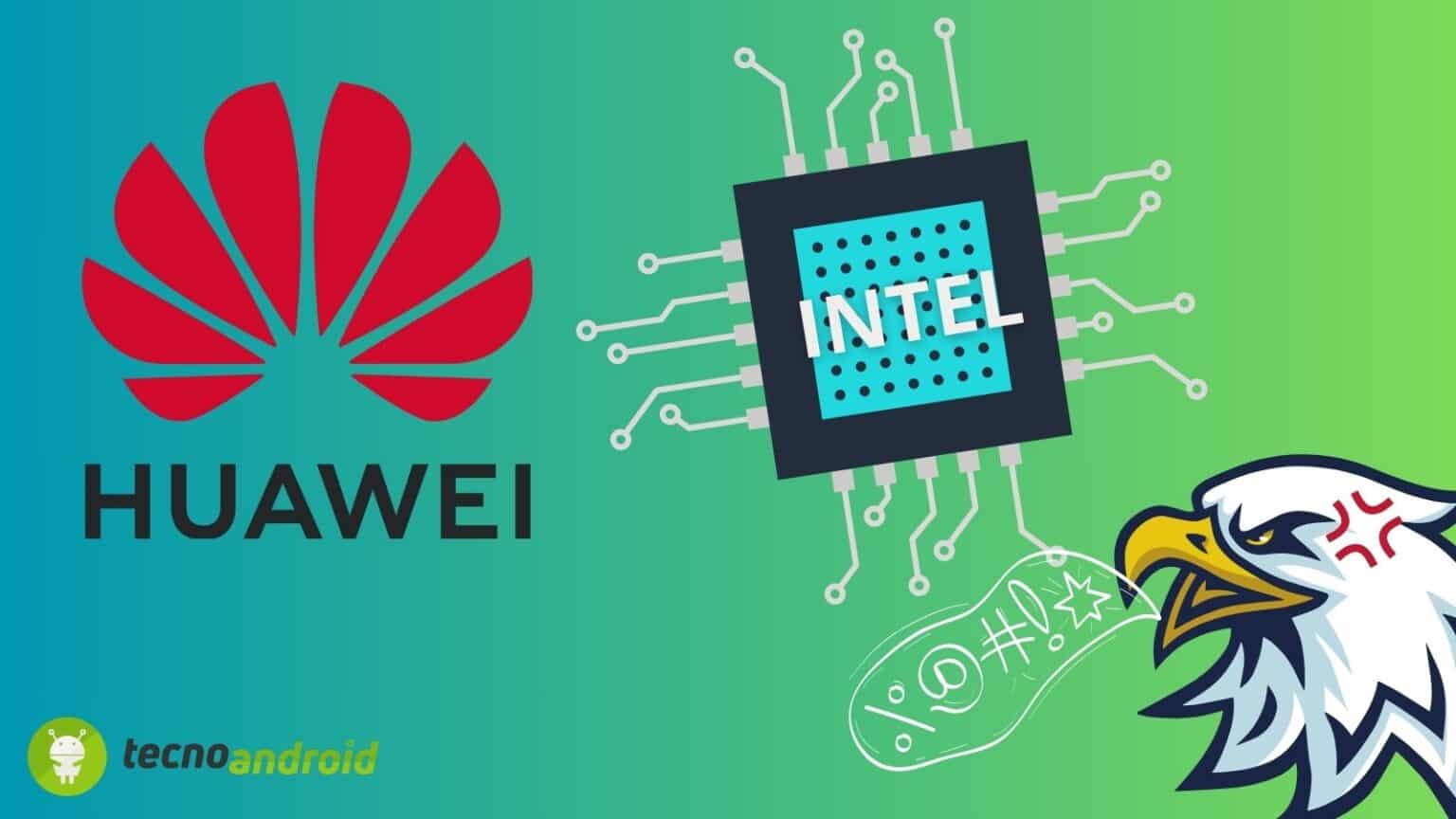 Huawei continua ad usare chip Intel: scoppia l'ira delle autorità USA