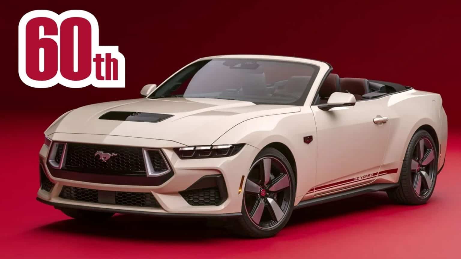 Ford Mustang 60th Anniversary: ritorna l'auto icona americana