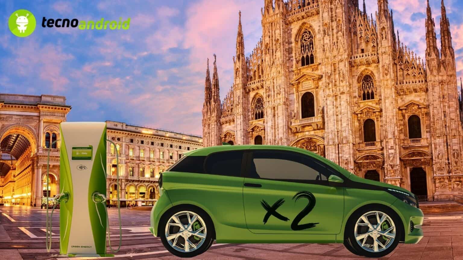 Milano: raddoppiano le auto elettriche, ma sono ancora troppo poche