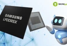 Samsung: nuova memoria DRAM LPDDR5X da 10,7 Gbps per le AI